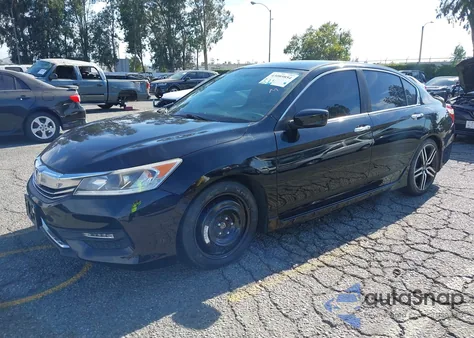 2016 Honda Accord Sport from USA, damaged, VIN 1HGCR2F54GA173009